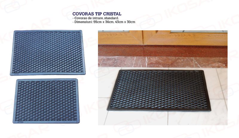 Covoras de intrare din cauciuc tip Cristal - Ikosar