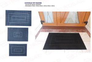 Covoras de intrare din cauciuc tip Fagure - Ikosar