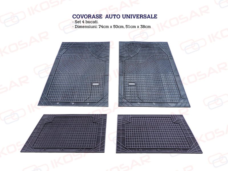 Covorase cauciuc auto universale - Ikosar